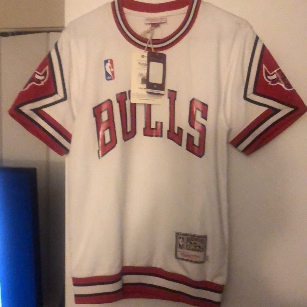 COPY - Chicago bulls worm up jersey authentic hardwood classic size36